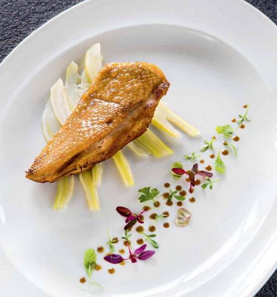 Лимонная утка с фенхелем